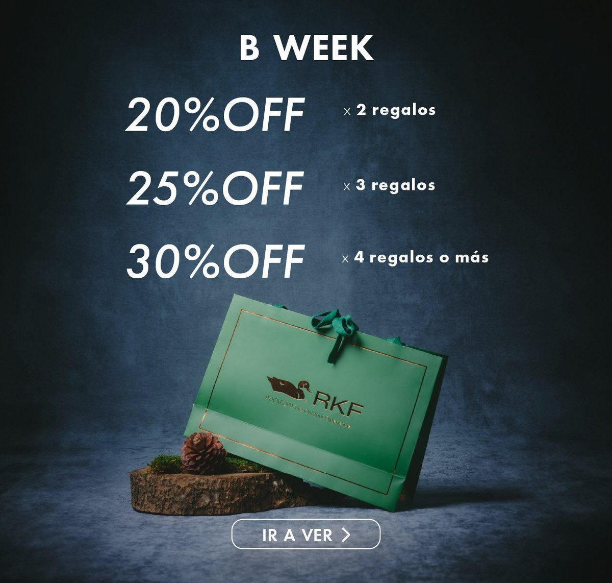 B week descuento escalonado